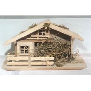 Stall, lyst tre, 41x18x21,5cm