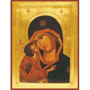 Ikon, Guds Mor Vladimir 14x18