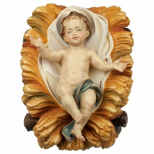 Jesusbarnet med krybbe - Krybbefigurer "Ulrich"