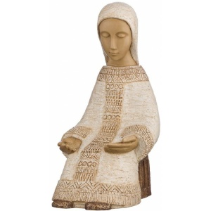 Maria, hvit - Krybbefigurer "Paysanne"