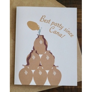 Wedding at Cana - Catholic Wedding Card