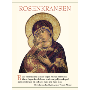 Rosenkransen – folder i lommebokformat