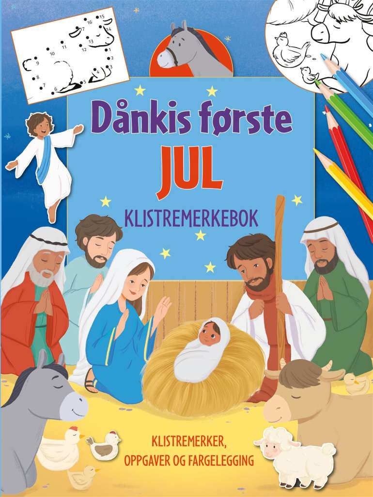 Dånkis første jul. Klistremerkebok