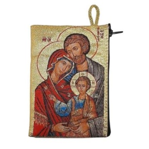 Rosenkransetui 7x10cm - Den Hellige Familie