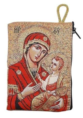 Rosenkransetui 7x10cm - Jomfru Maria, Himmelporten