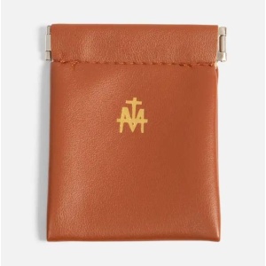 Brown Rosary Pouch