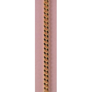 Kjede 40 cm, forgylt