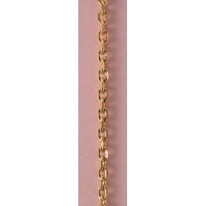 Kjede 45 cm. Forgylt