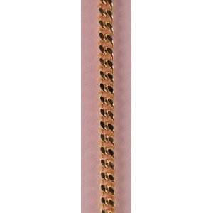 Kjede 50 cm. Forgylt