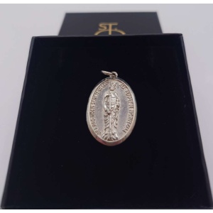 Medaljong St. Olav, sølv (925) 2,5 cm