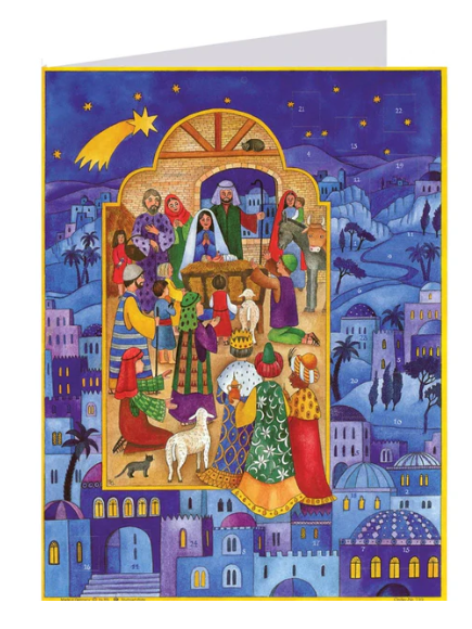 Postkort-Adventskalender - Jul i Betlehem