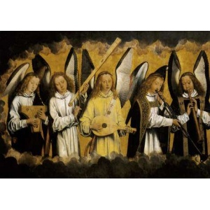 Kort - Engler med instrumenter