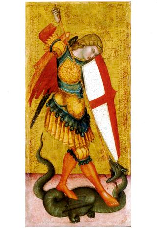 Kort - St. Mikael dreper dragen