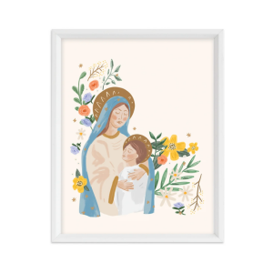 Madonna and Child Card