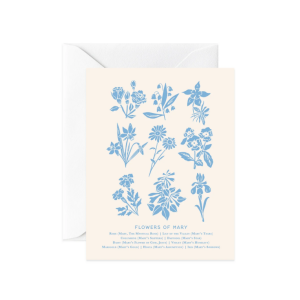 Flowers of Mary Card