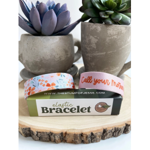 Call Your Mother | Reversible Elastic Bracelet I Catholic