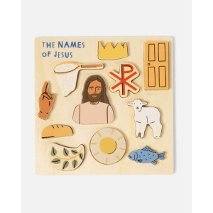 Puslespill i tre: Jesu navn – Jesus Wooden Puzzle