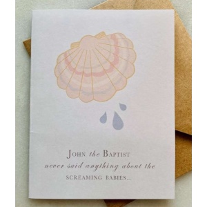 Baby Baptism Card - Christian Infant Baptism Card