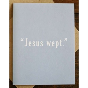 Death of Lazarus - Catholic Grief Card - Sympathy Card