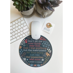 Flannery O'Connor Instrument of God Mouse Pad